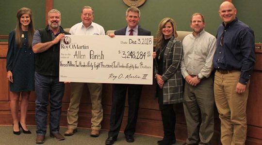 RoyOMartin AllenParish CheckPresentation Web